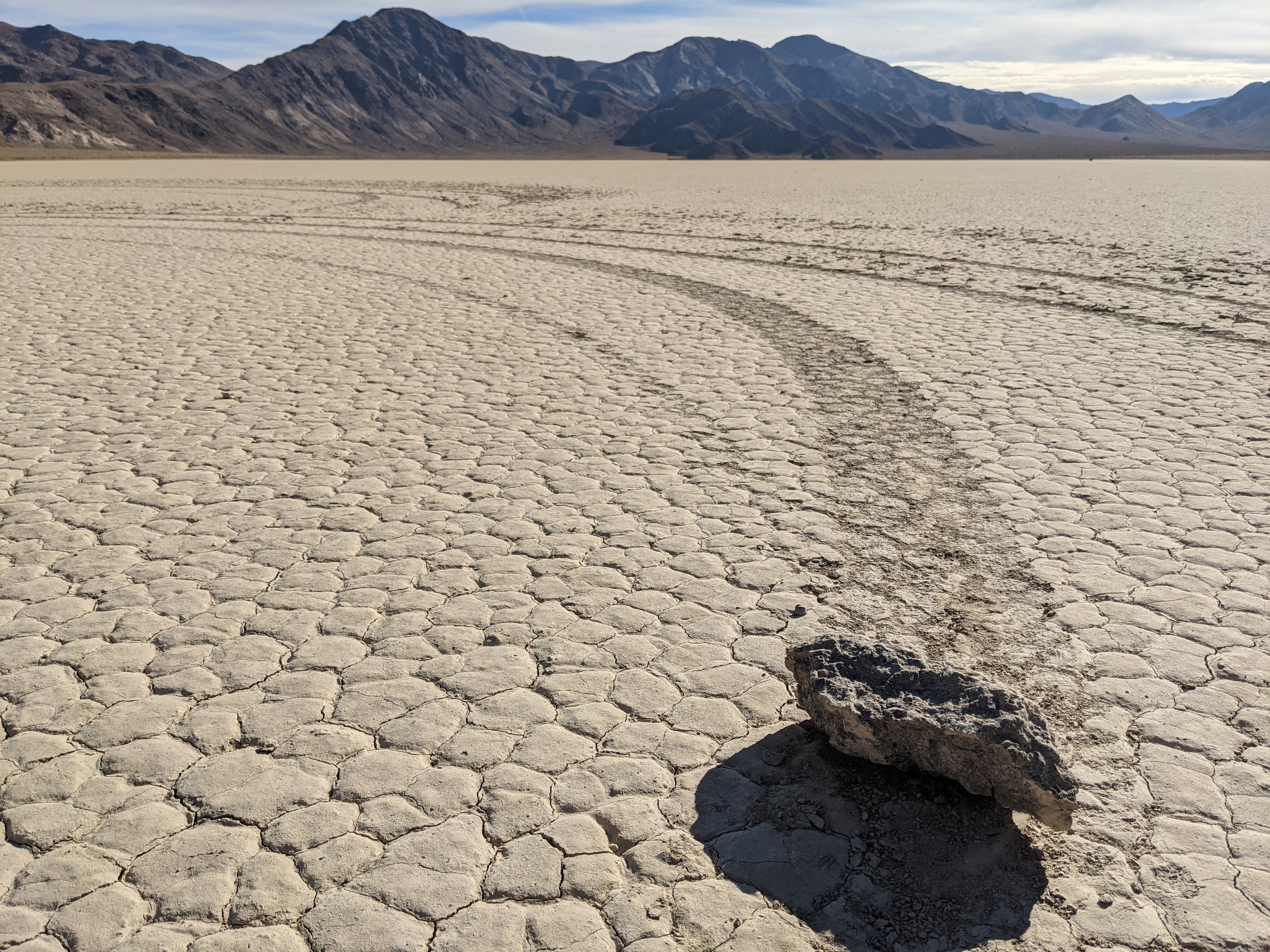 Stranded with a Flat Deep in Death Valley on Racetrack Valley Road